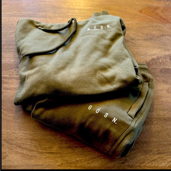 GOSN Other - GOSN Olive Green Hoodie and Sweatpants Set